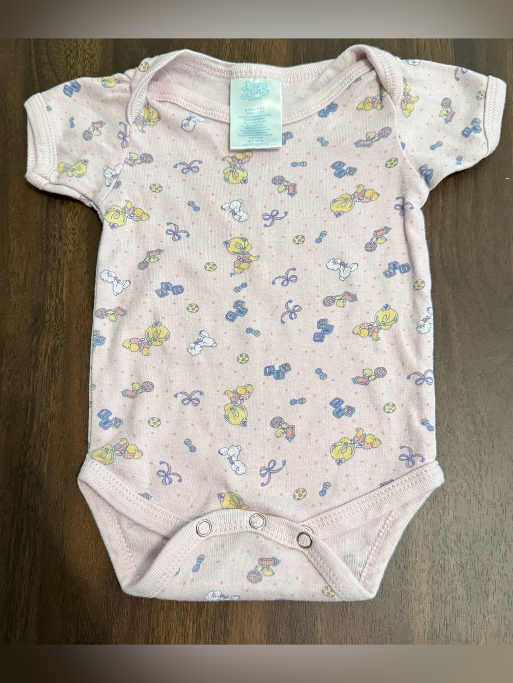 Baby girl vintage precious moments onesie